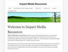 Tablet Screenshot of impactmediaresources.com
